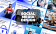 design professional social media visuals