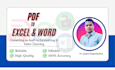 convert PDF to excel and word