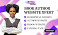 design a wordpress book author website for writers and authors