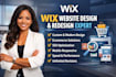 create wix website design and redesign wix website wix website design