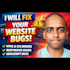 fix html css javascript website issues