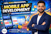 do premium flutter mobile app development or expert react native ios app