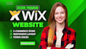 design premium wix website for your small business or startup