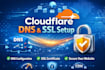 set up cloudflare dns and SSL for your website