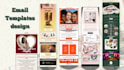 design responsive email campaigns or newsletters templates