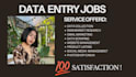 do something related to data entry and virtual assistant job
