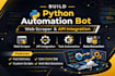 build fast responsive python bot for any automation web scrapper api