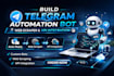 build professional automaton telegram bot via python