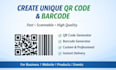 create unique qr code and generate qr code or barcode