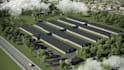made 3d poultry farm design,  chicken barn, broiler farm, production farm design