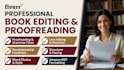 professionally edit, proofread and line edit your book or manuscript