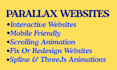 create a stunning interactive parallax scrolling websites with modern effects