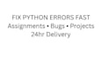 fix python bugs and errors quickly
