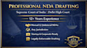 draft a professional nda or confidentiality agreement for your business