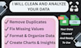 clean, analyze and visualize your data