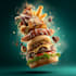 design food flyer poster and banner