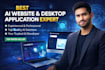 build custom ai website, ai chatbot and ai web application