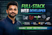 create you a full stack web app saas or admin dashboard