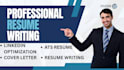 professional resume writing, cover letter design, cv, linkedin optimization