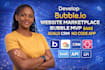 develop bubble io website marketplace bubble mvp saas adalo crm no code web app