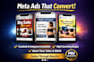 design your social media  facebook ads post, ad creative, carousel post
