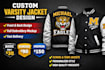 make premium custom varsity and letterman jackets for schools, teams, and brands