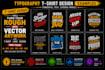 recreate your t shirt design into print ready vector files