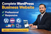 create a complete business website with SEO and woocommerce