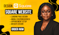 design square online store, square website, square acuity, squarespace website