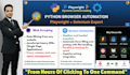 do advanced web automation bots using python, playwright, and selenium