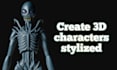model stylized 3d characters a for video games and in blender