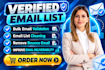 do bulk email validation, verification,email list cleaning service