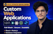 develop web app using react js, next js and typescript