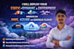 deploy your website on AWS, azure, or google cloud with full setup and support