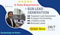 do b2b linkedin lead generation and targeted leads