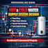 design hot, cold water supply system, pump sizing, water heater calculation