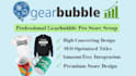 set up a high converting gearbubble pro store and  products design