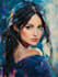 make artistic oil painting