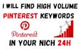 find high volume pinterest keywords