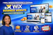 build wix website, wix business website design, custom wix website development