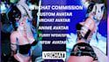 custom vrchat avatar, furry avatar commission vr character, anime nsfw vrc