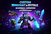 create custom minecraft 3d models, hytale 3d models in blockbench, do animation