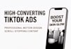create motion design video ads