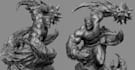 do 3d character sculpt for printing