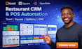 setup restaurant pos CRM toast square upmenu eatapp resyos spoton ghl hubspot
