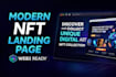 create a high converting nft landing page for your collection
