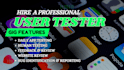 perform professional manual QA, website testing, game test and UX audit for bugs