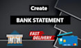 reconcile bank statement PDF to editable format