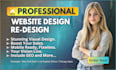 design or redesign your professional wix website as a wix expert