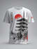 create a japanese t shirt illustration